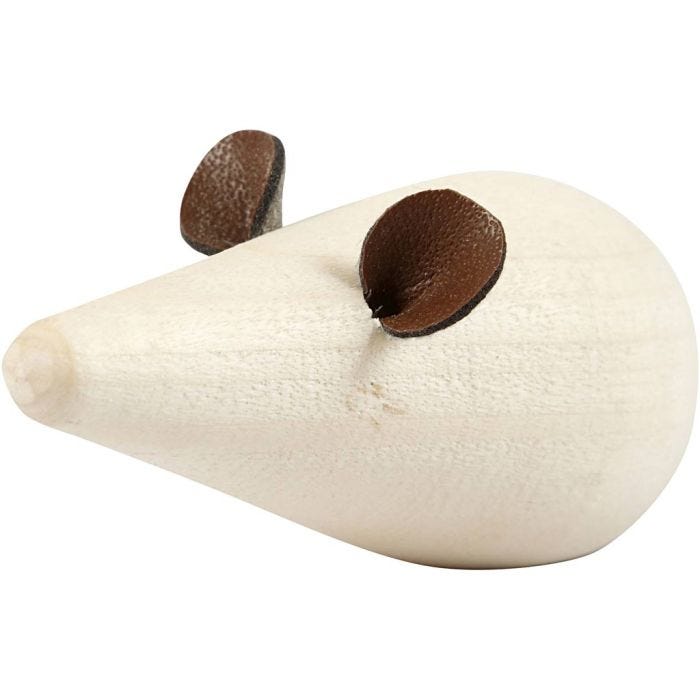 Hiiri, Pit. 6,5 cm, halk. 3,5 cm, 2 kpl/ 1 pkt