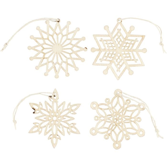 Ornamentit, halk. 7 cm, paksuus 0,3 cm, 8 kpl/ 1 pkt