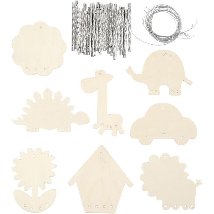 Tuulikellot, koko 9-14 cm, paksuus 2 mm, 24 kpl/ 1 pkt