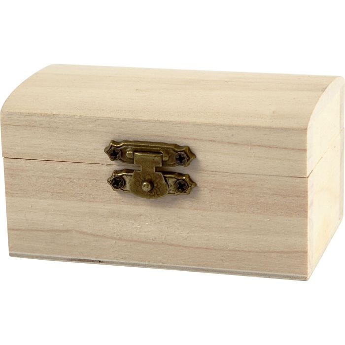 Aarrearkku, S: 4,9 cm, Pit. 9 cm, Lev: 5,2 cm, 10 kpl/ 1 pkt