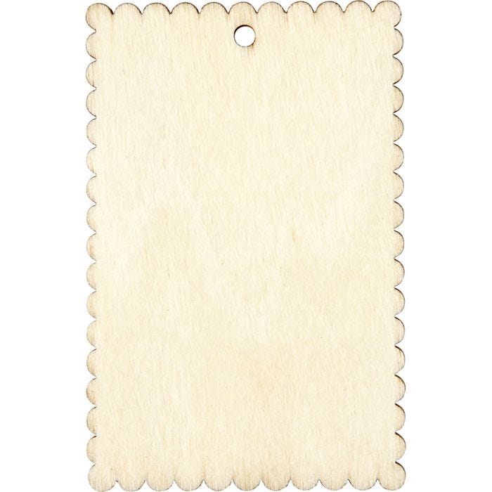 Pakettietiketti, koko 8x5,2 cm, paksuus 3 mm, 8 kpl/ 1 pkt
