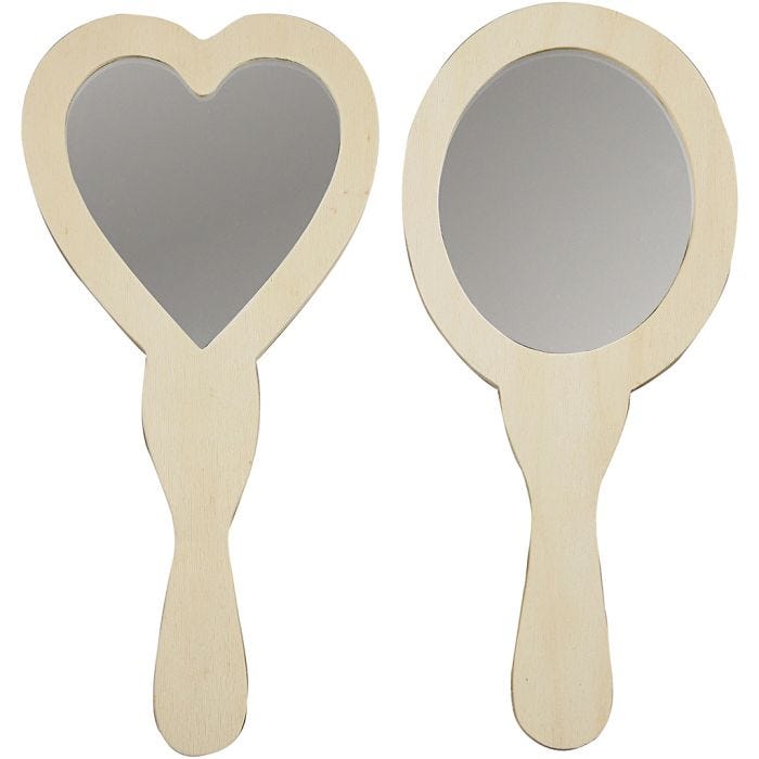 Käsipeilit, koko 23-24 cm, 2 kpl/ 1 pkt