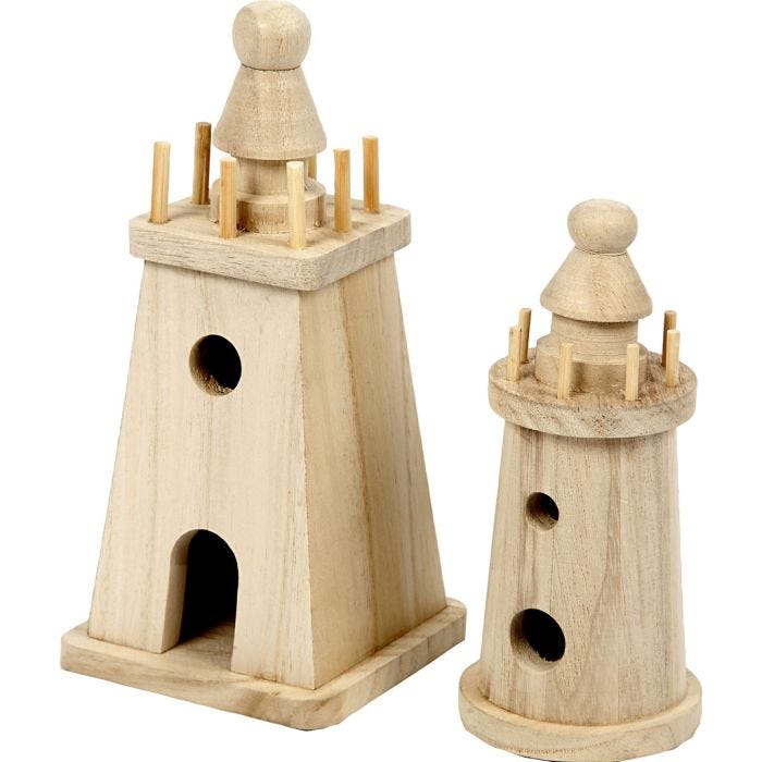 Majakka, Kork. 13,5+18 cm, 2 kpl/ 1 pkt