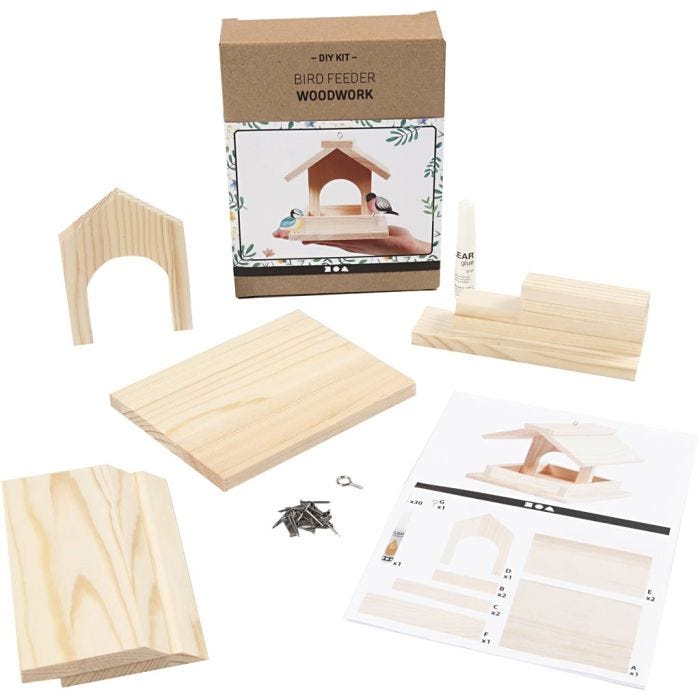 Lintulauta, 12,5 cm, 14,5 cm, 11,5 cm, 1 kpl