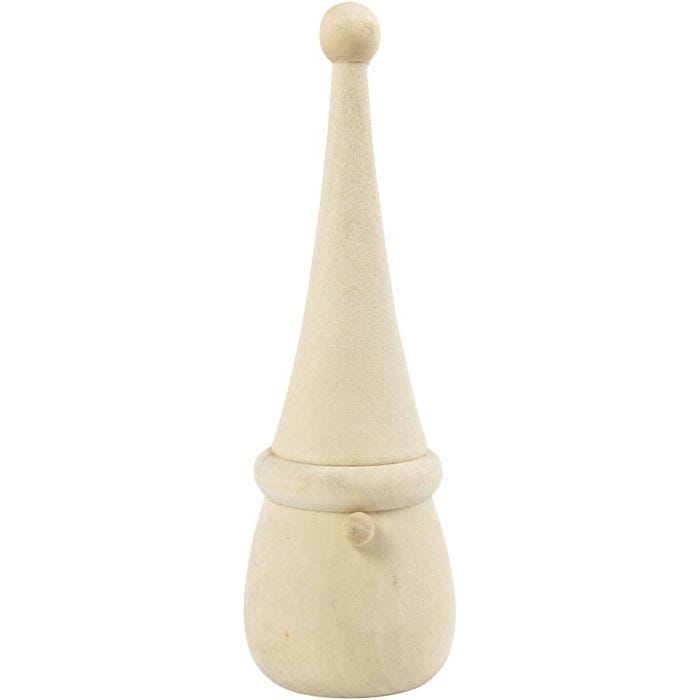 Skandinaavinen joulutonttu, Kork. 16 cm, halk. 6 cm, 1 kpl