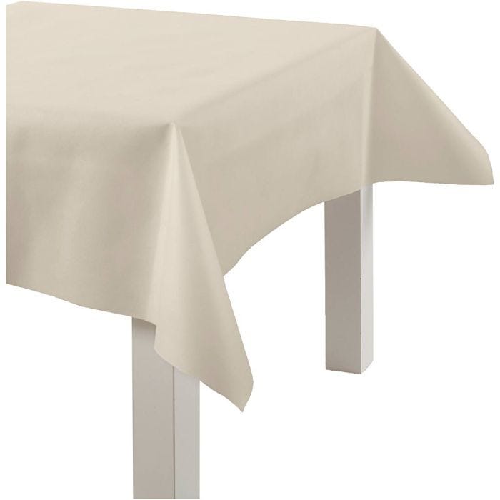 Pöytäliina Tekokuitua, Lev: 125 cm, 70 g, kerma, 10 m/ 1 rll
