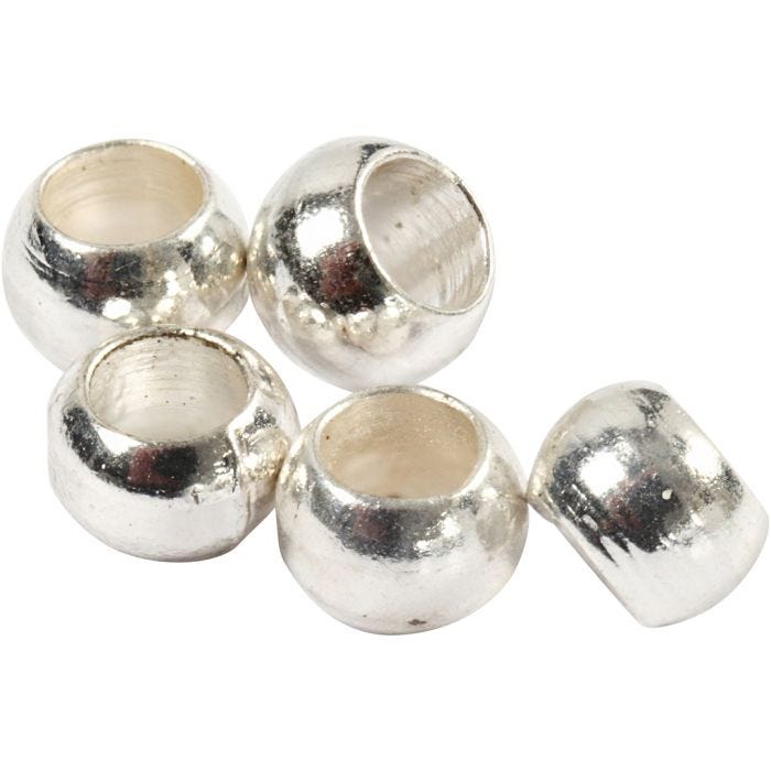 Lukitushelmi, halk. 2 mm, hopea, 1000 kpl/ 1 pkt