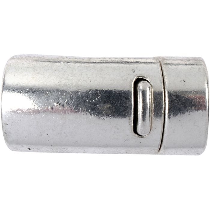 Magneettilukko, halk. 26 mm, aukon koko 10 mm, antiikkihopean väris, 1 kpl