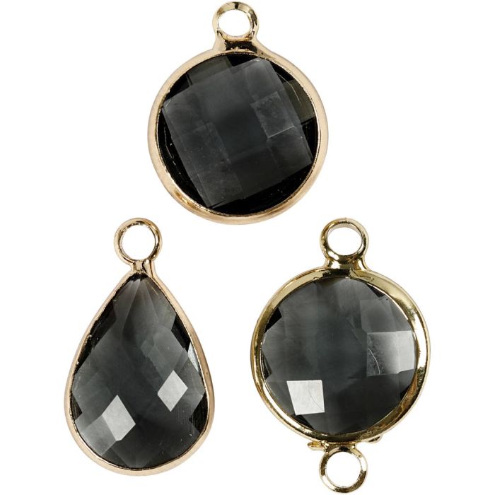 Koruriipus, Kork. 15-20 mm, aukon koko 2 mm, harmaa, 6 kpl/ 1 pkt