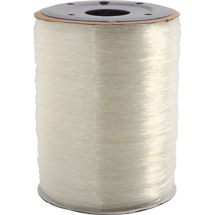 Elastinen korulanka, pyöreä, paksuus 1 mm, 500 m/ 1 rll