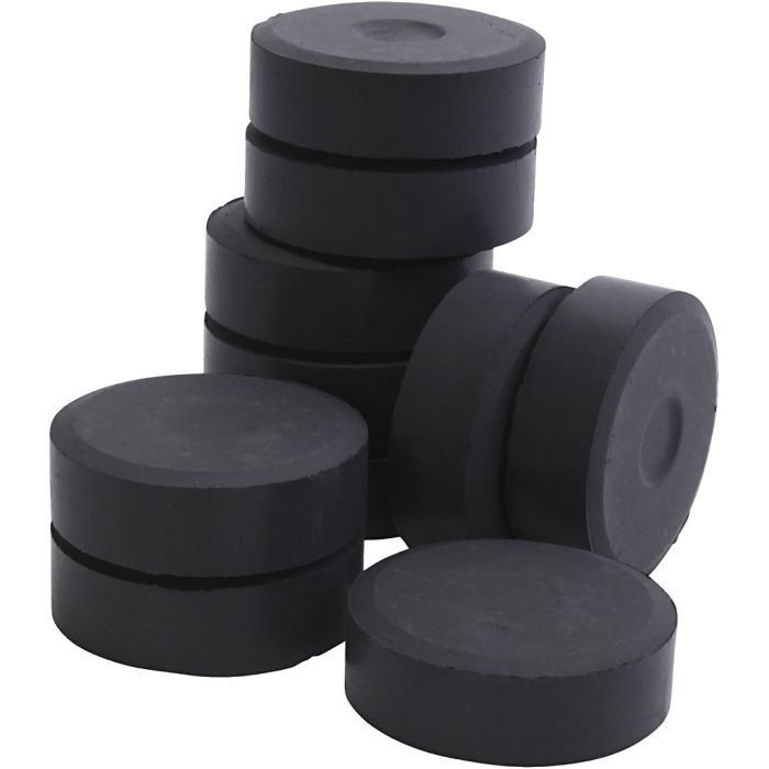 Vesivärinapit, Kork. 19 mm, halk. 57 mm, musta, 10 kpl/ 1 pkt