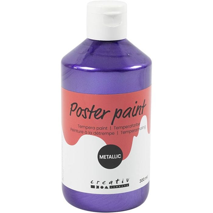 
Temperamaali Metallic , violetti, 300 ml/ 1 pkt