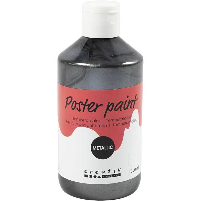 
Temperamaali Metallic , musta, 300 ml/ 1 pkt