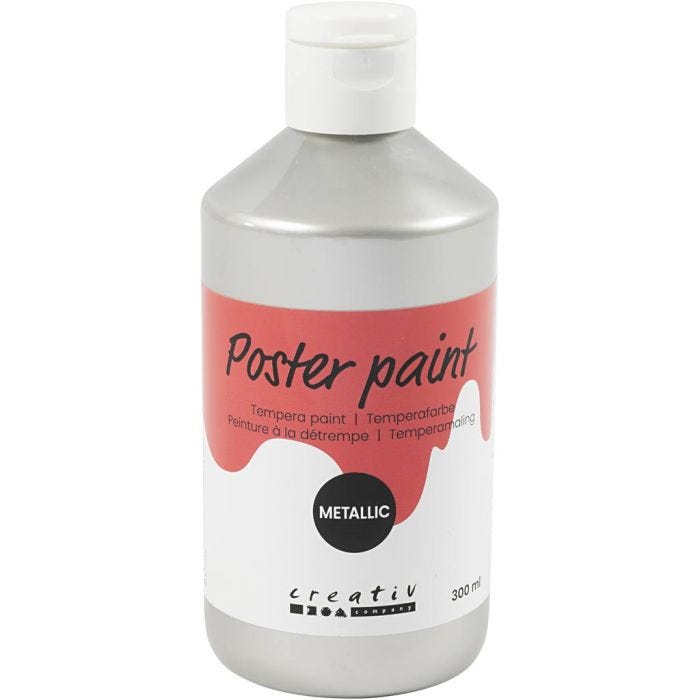 
Temperamaali Metallic , hopea, 300 ml/ 1 pkt