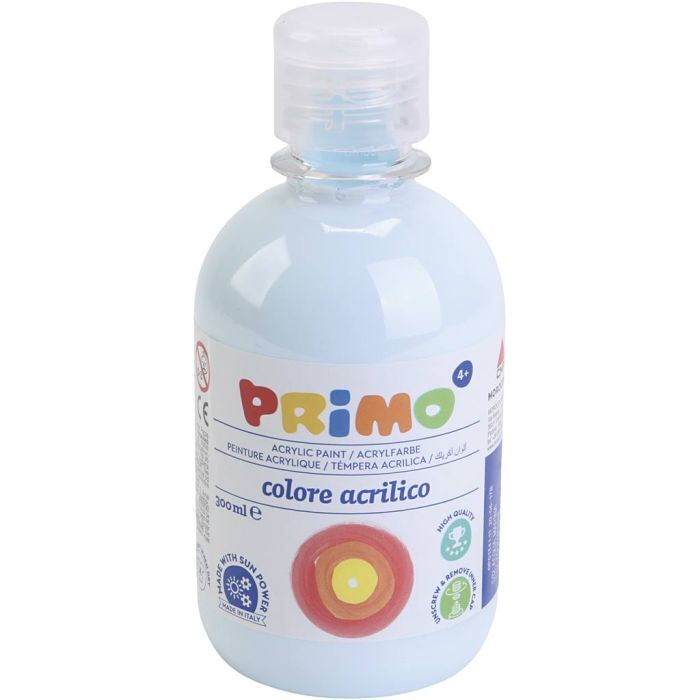 PRIMO-Akryylimaali, pastellinsininen, 300 ml/ 1 pll