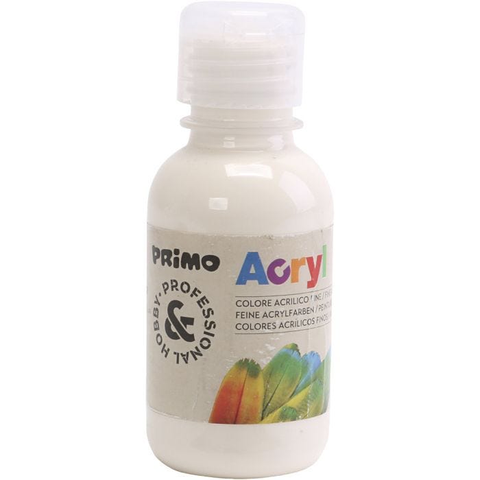 PRIMO- akryylimaali, beige, 125 ml/ 1 pll