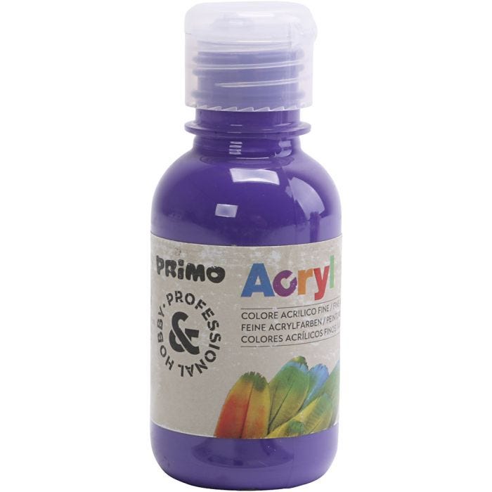 PRIMO- akryylimaali, violetti, 125 ml/ 1 pll