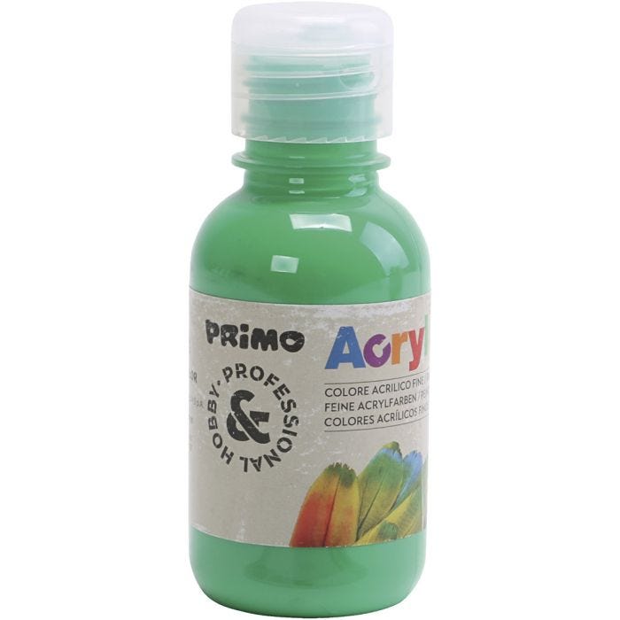 PRIMO- akryylimaali, vihreä, 125 ml/ 1 pll