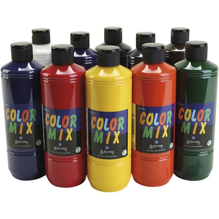 Greenspot Colormix-maali, värilajitelma, 10x500 ml/ 1 pkt