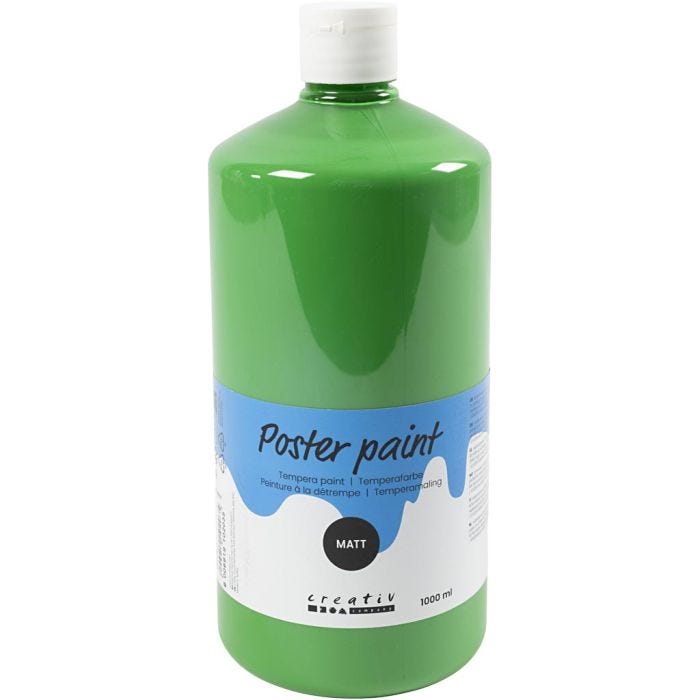
Temperamaali Matta, vihreä, 1000 ml/ 1 pll