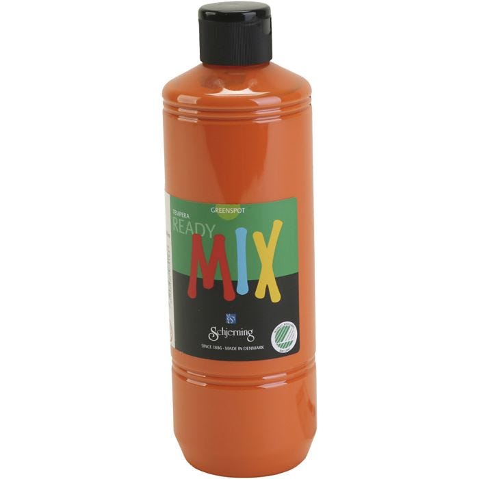 Greenspot Ready Mix-Maali, matta, oranssi, 500 ml/ 1 pll