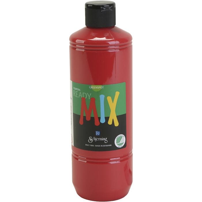 Greenspot Ready Mix-Maali, matta, punainen, 500 ml/ 1 pll