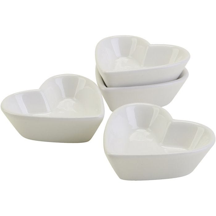Sydänkulho, halk. 8 cm, 12 kpl/ 1 pkt