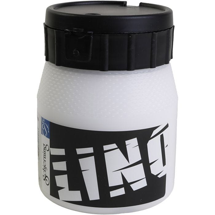 Linoväri, valkoinen, 250 ml/ 1 tb