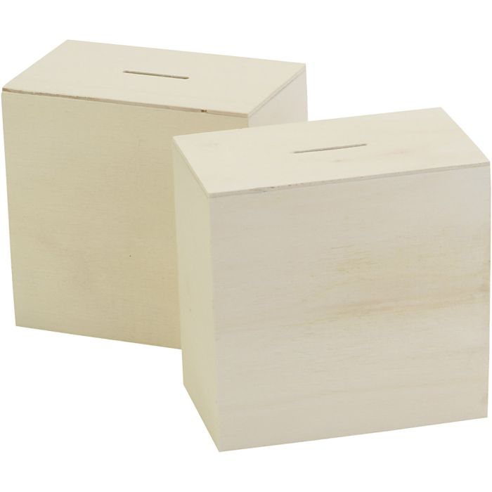 Säästölipas, koko 10x10x6 cm, 10 kpl/ 1 pkt