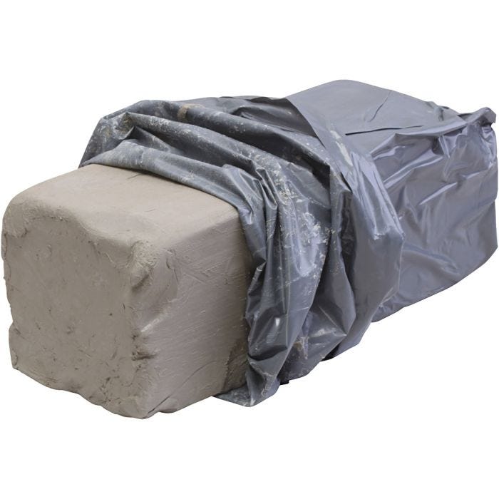 Valkoinen kivisavi, 10 kg/ 1 pkt