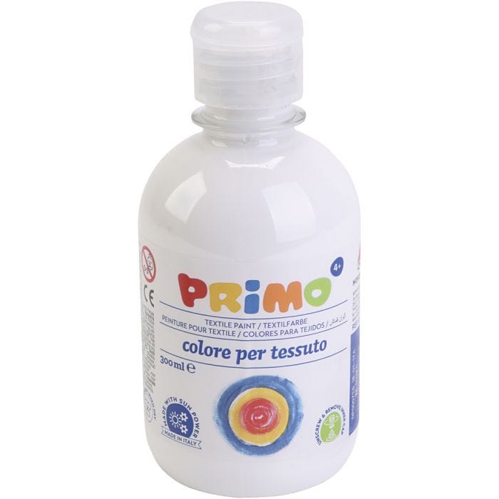 Tekstiilimaali, valkoinen, 300 ml/ 1 pll