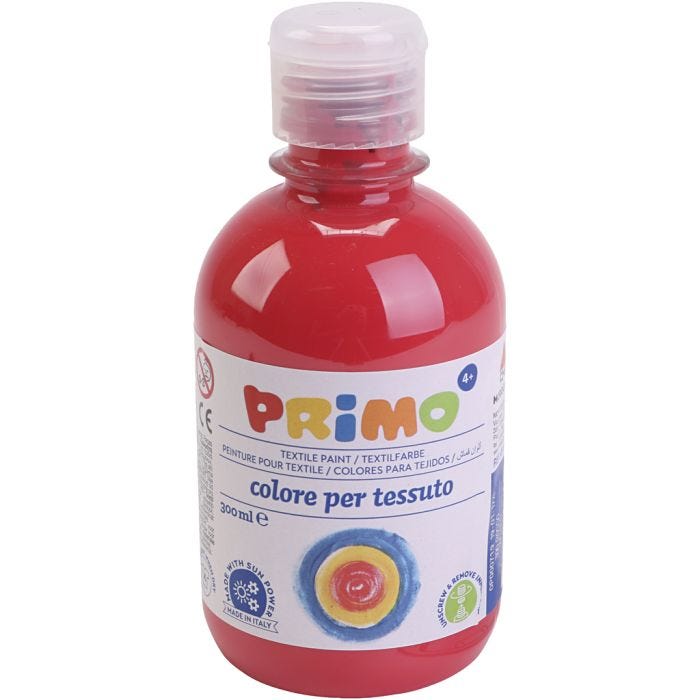 Tekstiilimaali, punainen, 300 ml/ 1 pll