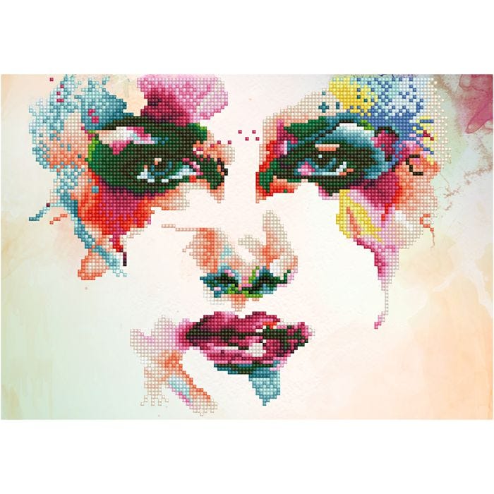 Diamond Dotz- timanttimaalaus, Sateenkaari unelma, koko 31x41 cm, 1 pkk/ 1 pkt