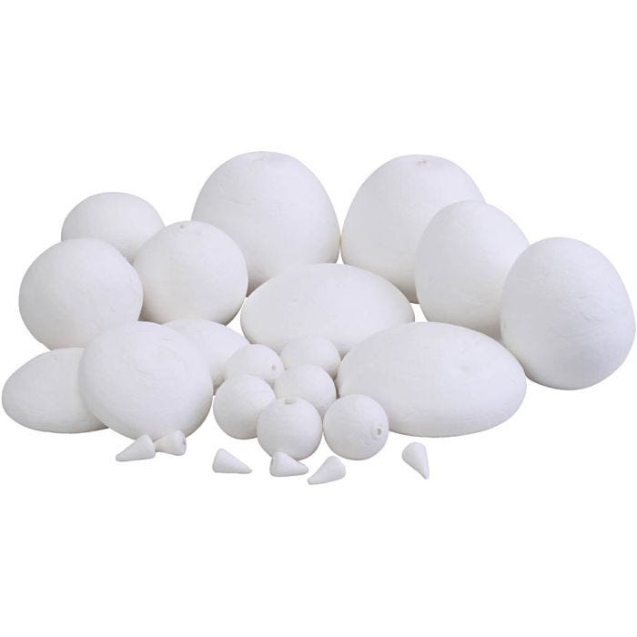 Massapallot, koko 1,5-6 cm, 140 kpl/ 1 pkt