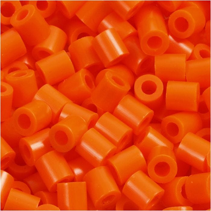 Nabbi- putkihelmet, koko 5x5 mm, aukon koko 2,5 mm, medium, kirkas oranssi (32233), 1100 kpl/ 1 pkt