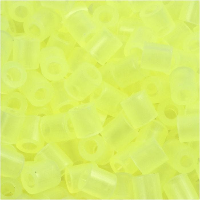 Nabbi- putkihelmet, koko 5x5 mm, aukon koko 2,5 mm, medium, neonkeltainen (32223), 1100 kpl/ 1 pkt