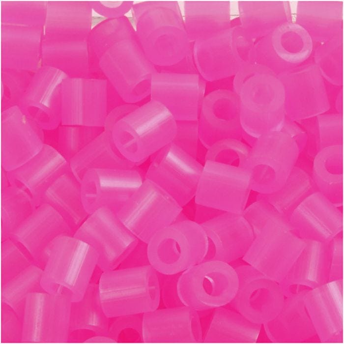 Nabbi- putkihelmet, koko 5x5 mm, aukon koko 2,5 mm, medium, rosa neon (32257), 1100 kpl/ 1 pkt