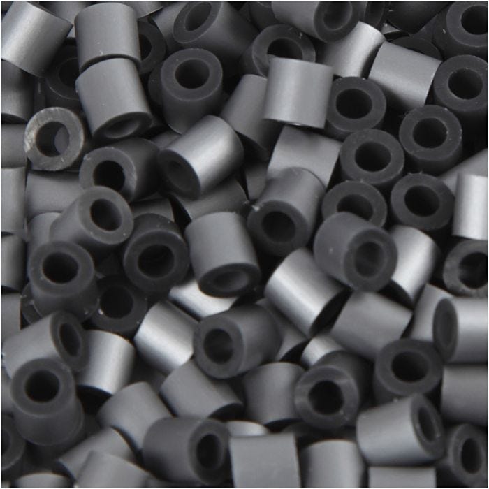 Nabbi- putkihelmet, koko 5x5 mm, aukon koko 2,5 mm, medium, hopea (32262), 6000 kpl/ 1 pkt