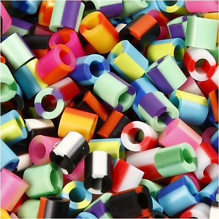 Nabbi- putkihelmet, koko 5x5 mm, aukon koko 2,5 mm, medium, raita, 1100 laj/ 1 pkt