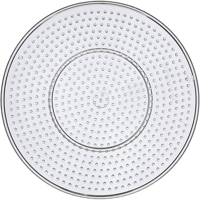 Putkihelmialusta, halk. 15 cm, medium, läpinäkyvä, 10 kpl/ 1 pkt