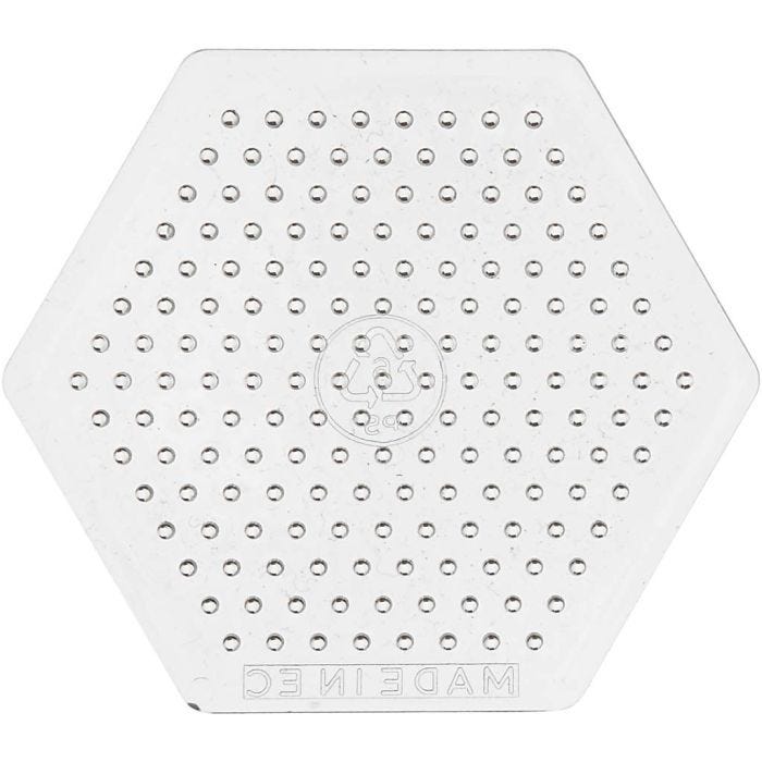 Putkihelmialusta, pieni kuusikulmio, koko 7 cm, medium, 10 kpl/ 1 pkt