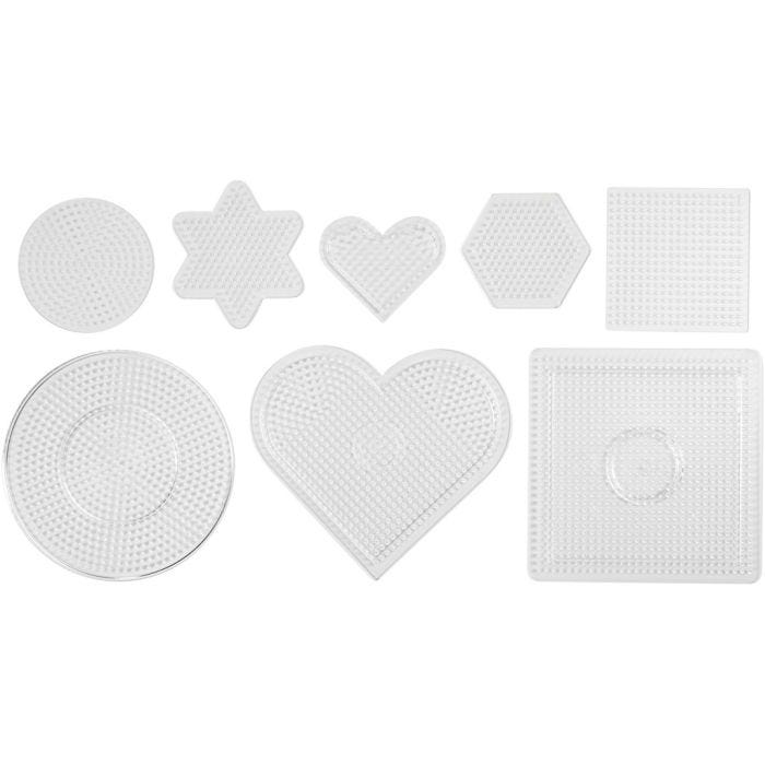 Putkihelmialusta, koko 7-15 cm, medium, läpinäkyvä, 8 kpl/ 1 pkt
