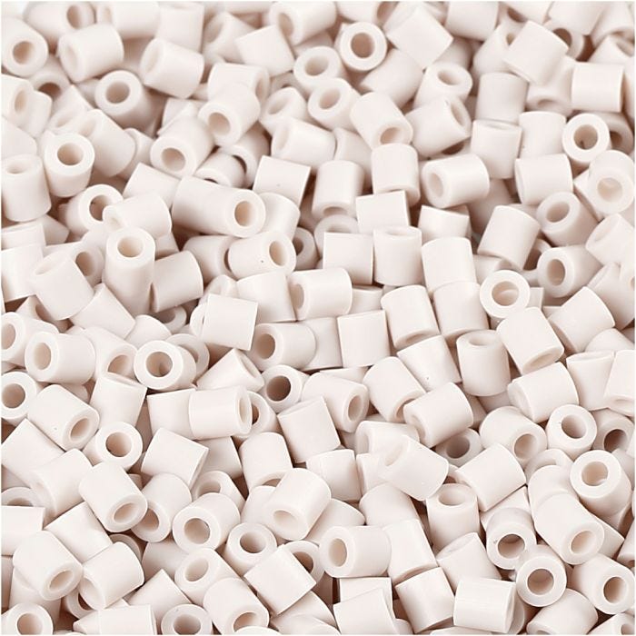 PhotoPearls- helmet, koko 5x5 mm, aukon koko 2,5 mm, medium, vaaleanharmaa (10), 6000 kpl/ 1 pkt