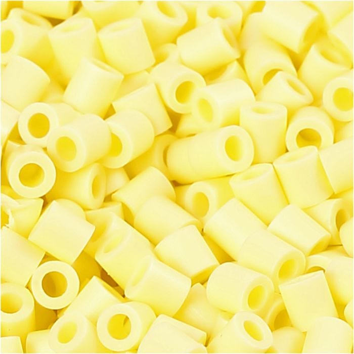 PhotoPearls- helmet, koko 5x5 mm, aukon koko 2,5 mm, medium, vaaleankeltainen (21), 6000 kpl/ 1 pkt