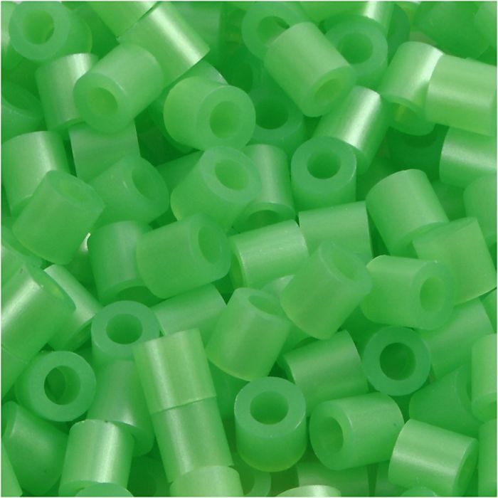 PhotoPearls- helmet, koko 5x5 mm, aukon koko 2,5 mm, medium, helmiäsvihreä (22), 1100 kpl/ 1 pkt