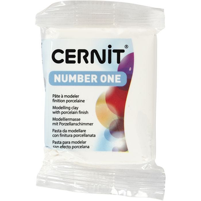 Cernit, opaque white (027), 56 g/ 1 pkk