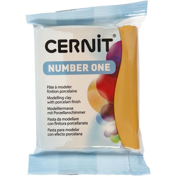 Cernit, yellow ochre (746), 56 g/ 1 pkt
