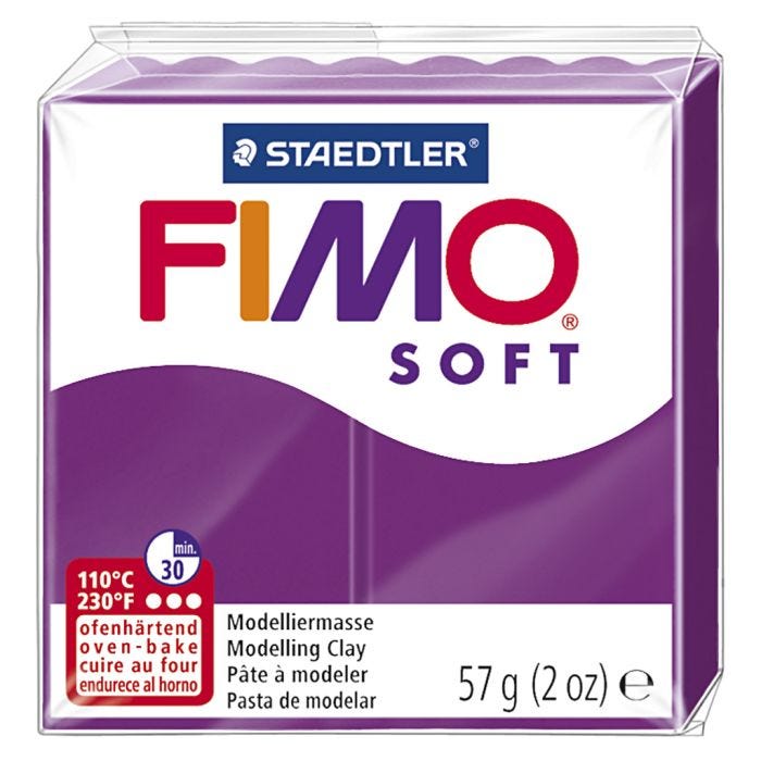 FIMO® Soft- muovailumassa, violetti, 57 g/ 1 pkk