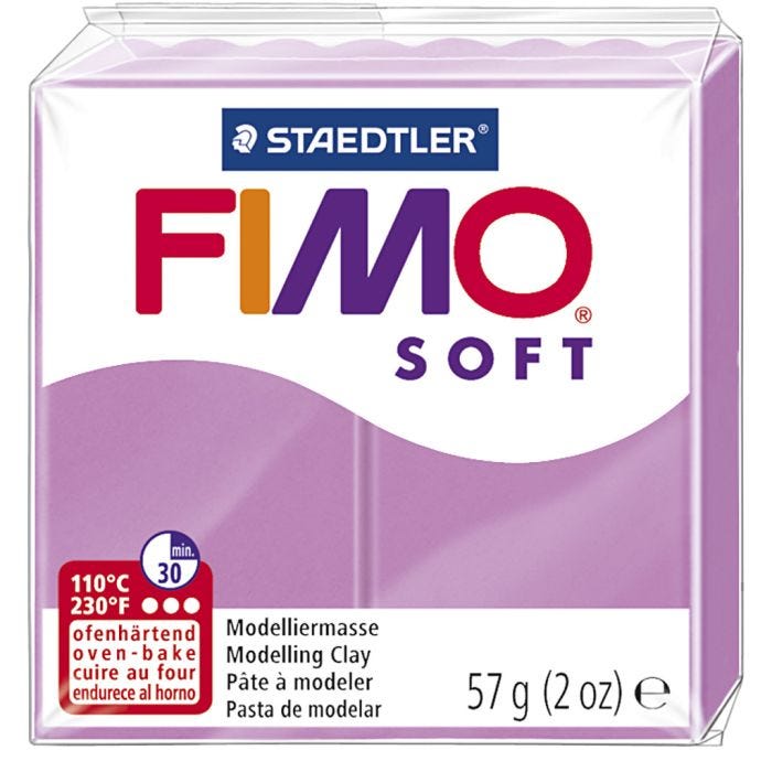 FIMO® Soft- muovailumassa, laventeli, 57 g/ 1 pkt