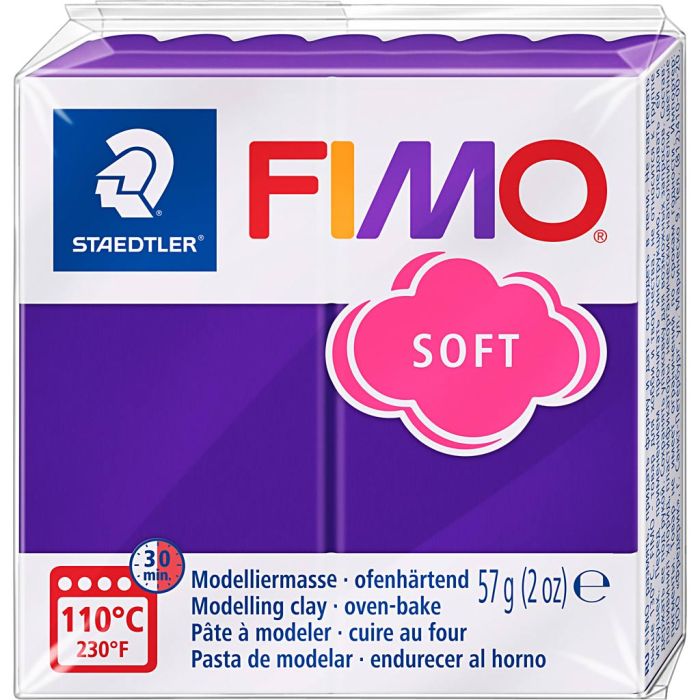 FIMO® Soft- muovailumassa, luumu, 57 g/ 1 pkt